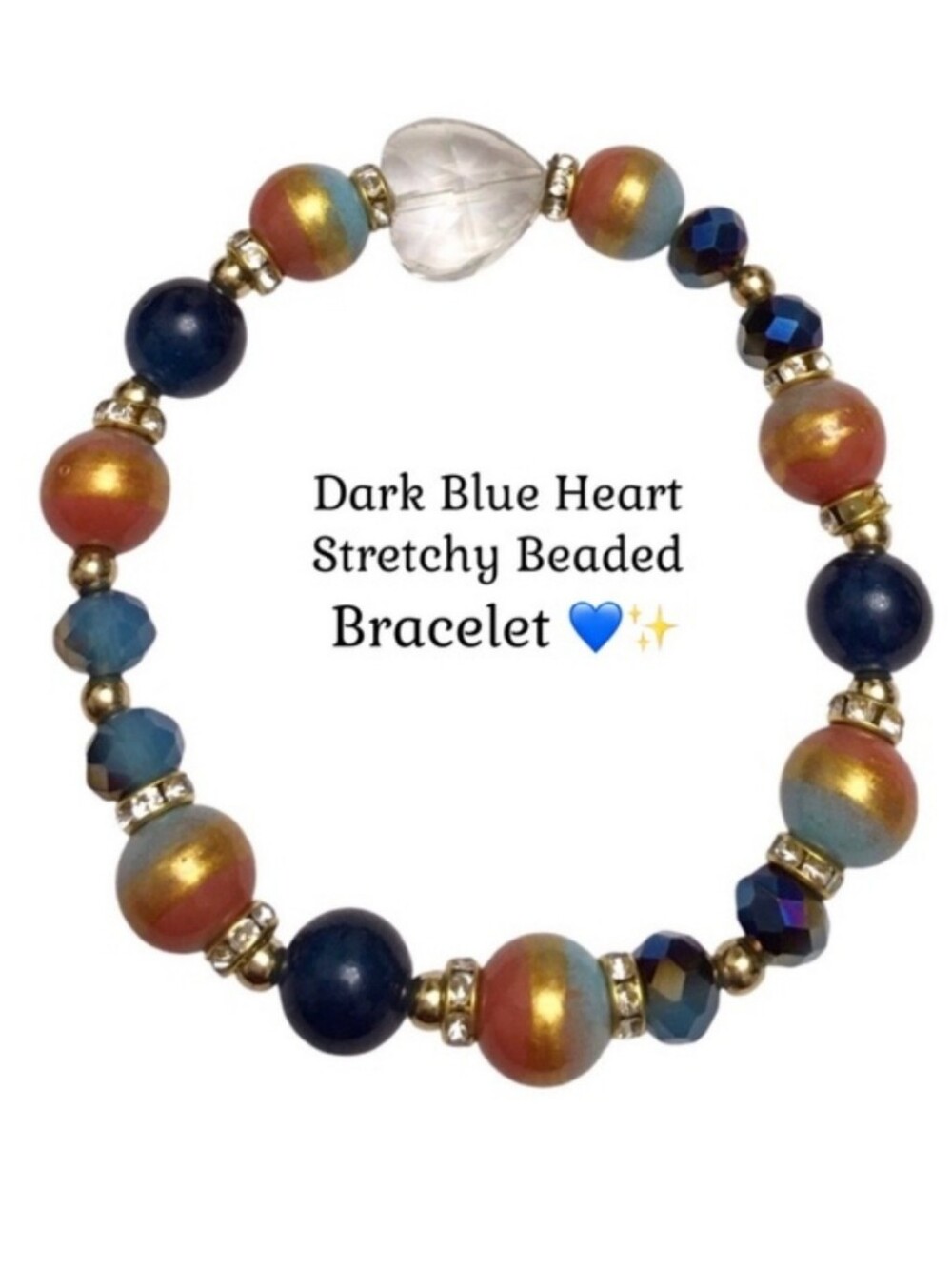Blue Heart Bracelet 💙